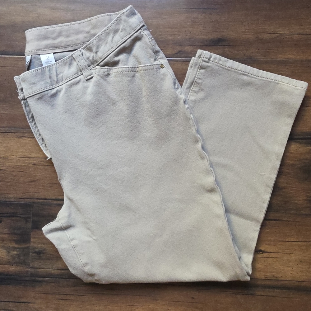 Chico's So Slimming Crop Khaki Pants